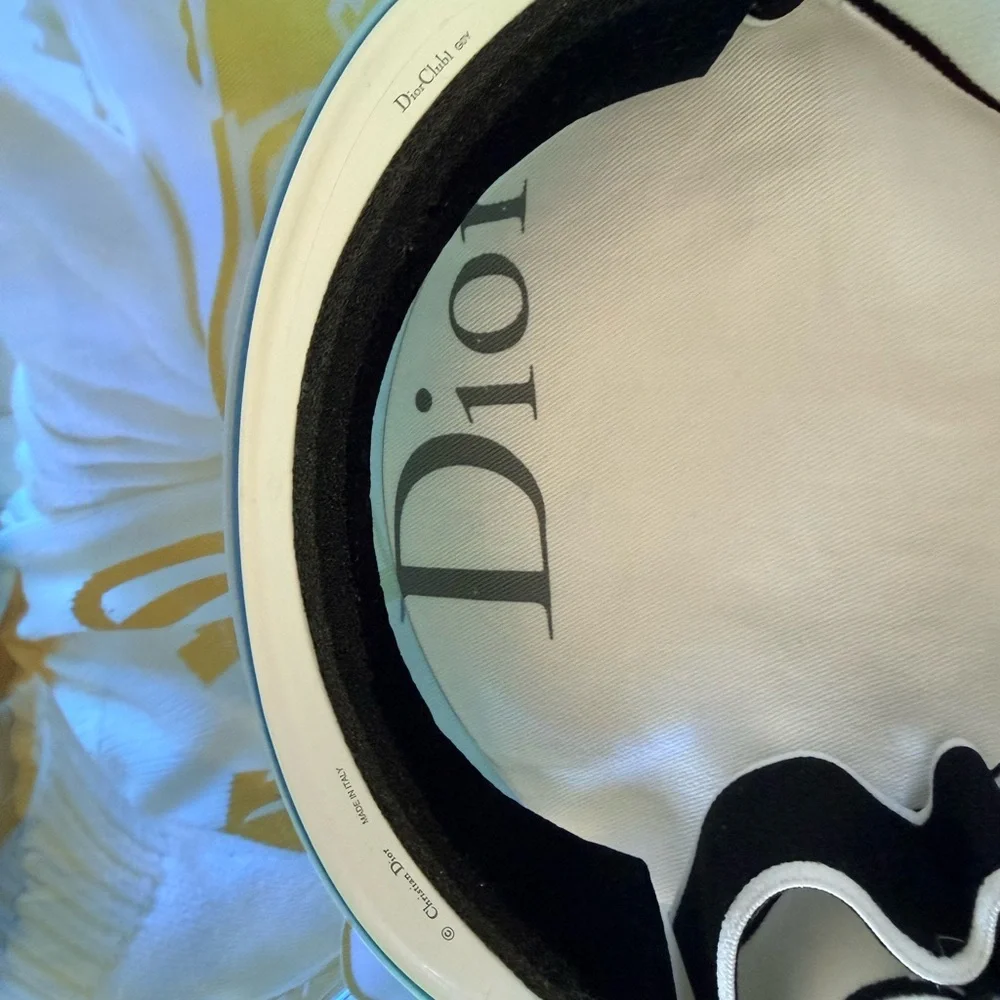 Dior J'ADIOR Diorclub1 Blue & white Mirrored Visor - Picture 6 of 9